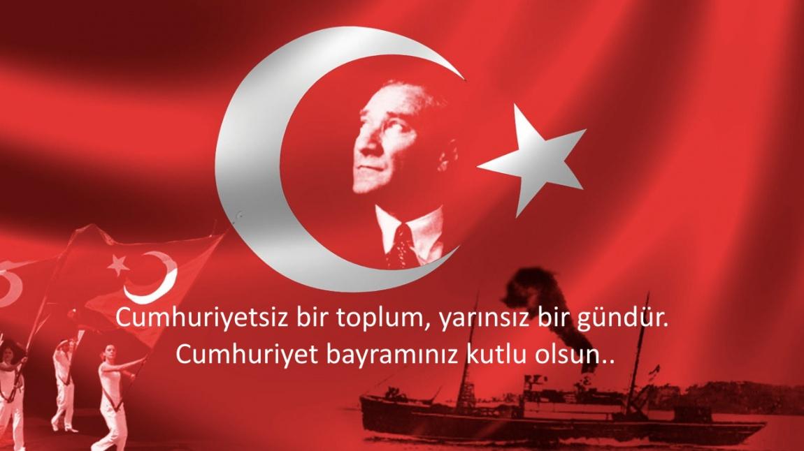 Okul Müdürü Ali BİLGİN'den Cumhuriyet Bayramı Mesajı